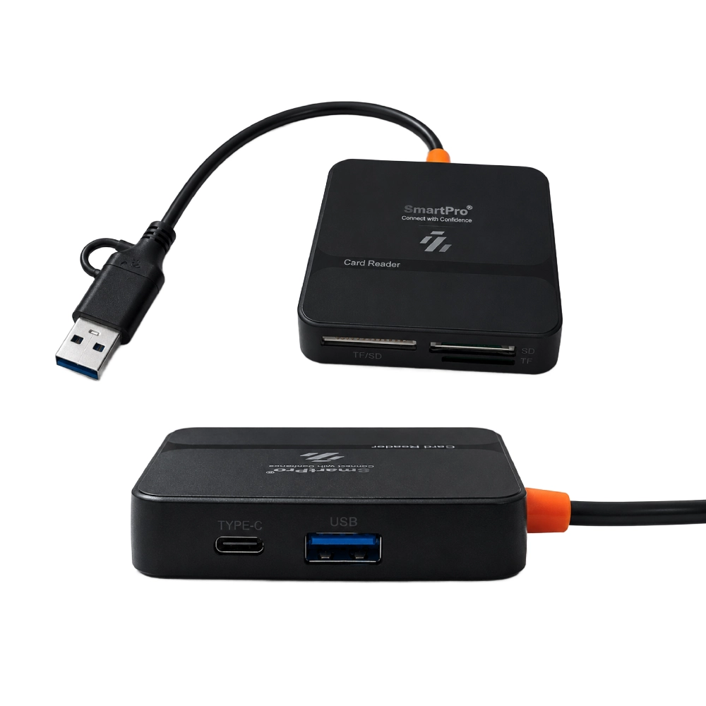 SmartPro Card Reader Type-C | USB 8 In 1 view 2